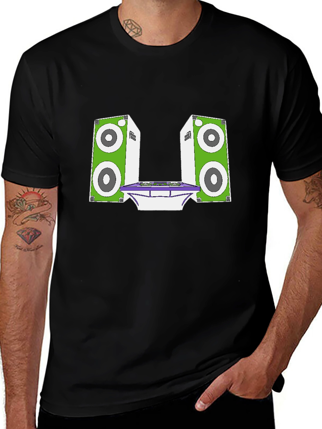 DJ Sound System Graphic Tee