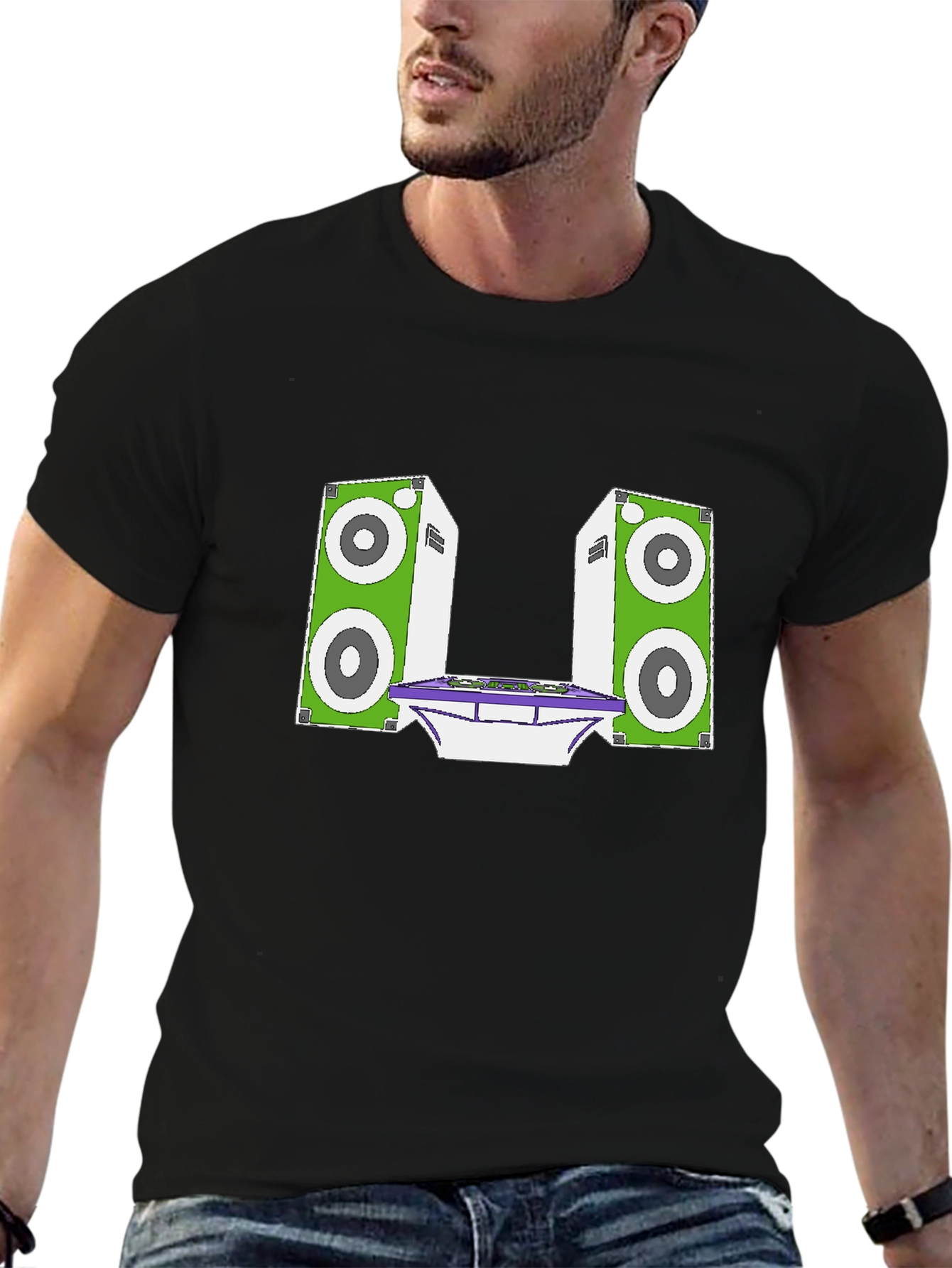 DJ Sound System Graphic Tee