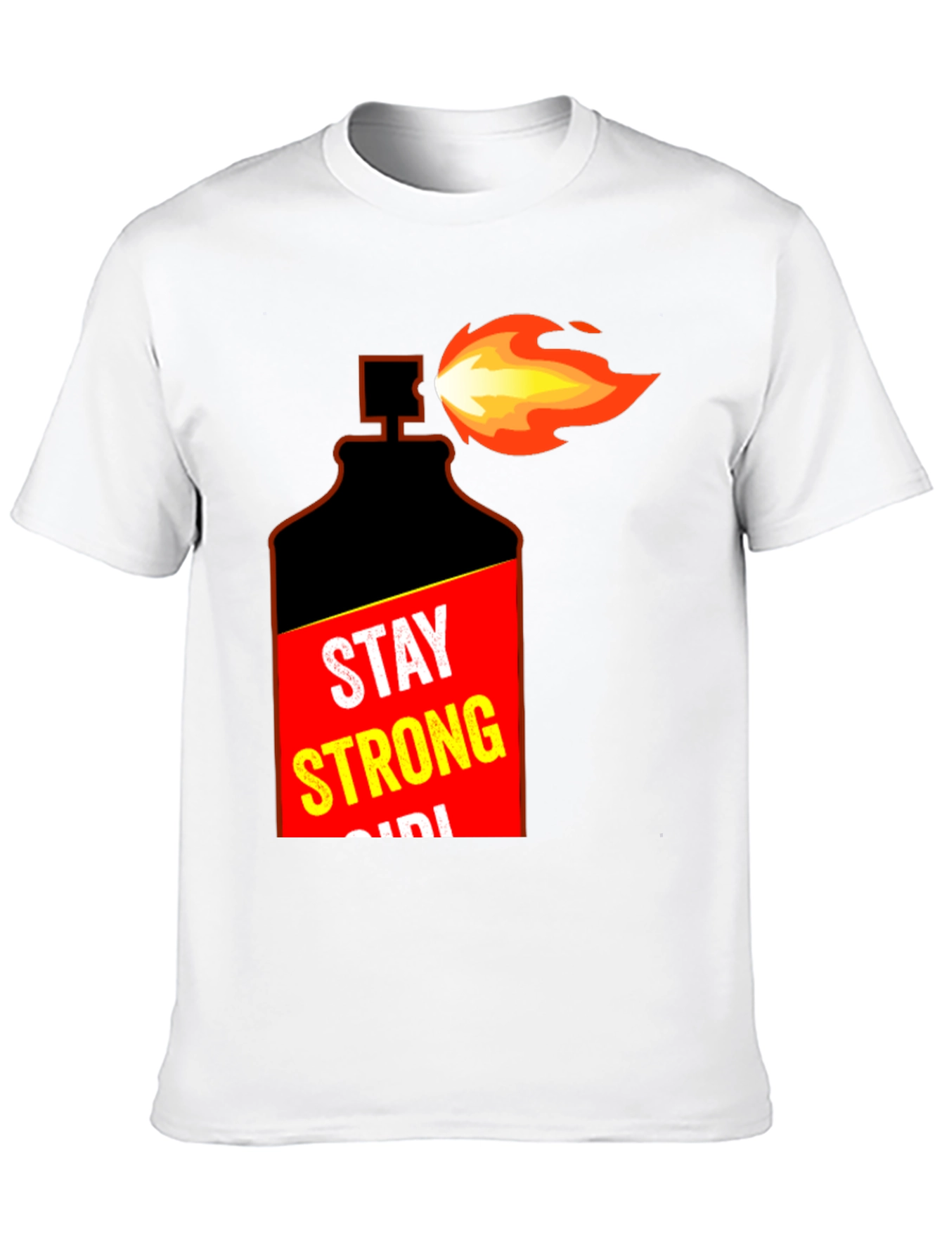 Stay Strong Molotov Cocktail Graphic T-Shirt