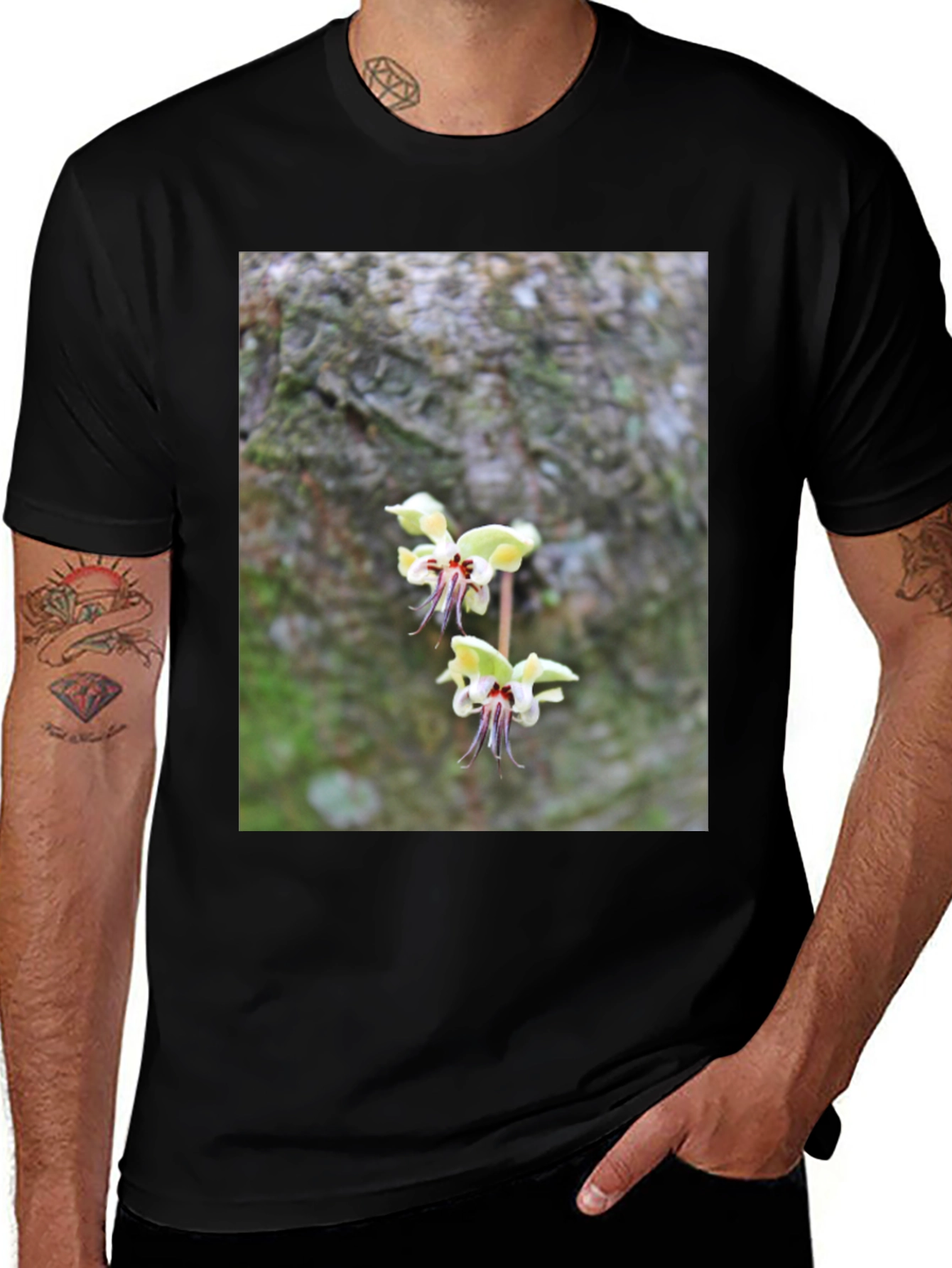 Botanical Black T-Shirt