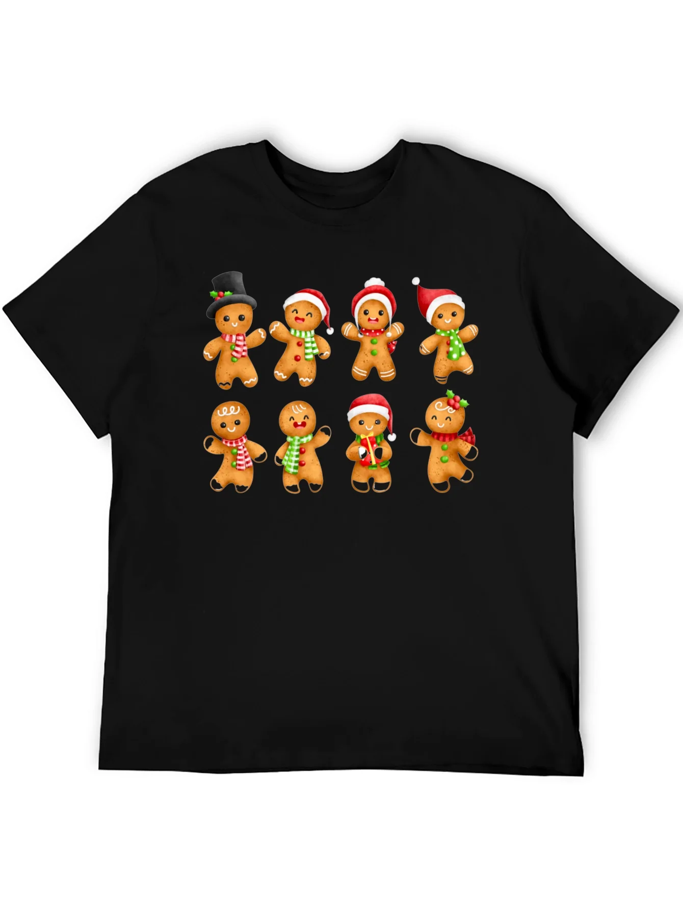 Gingerbread Man Holiday Graphic T-Shirt