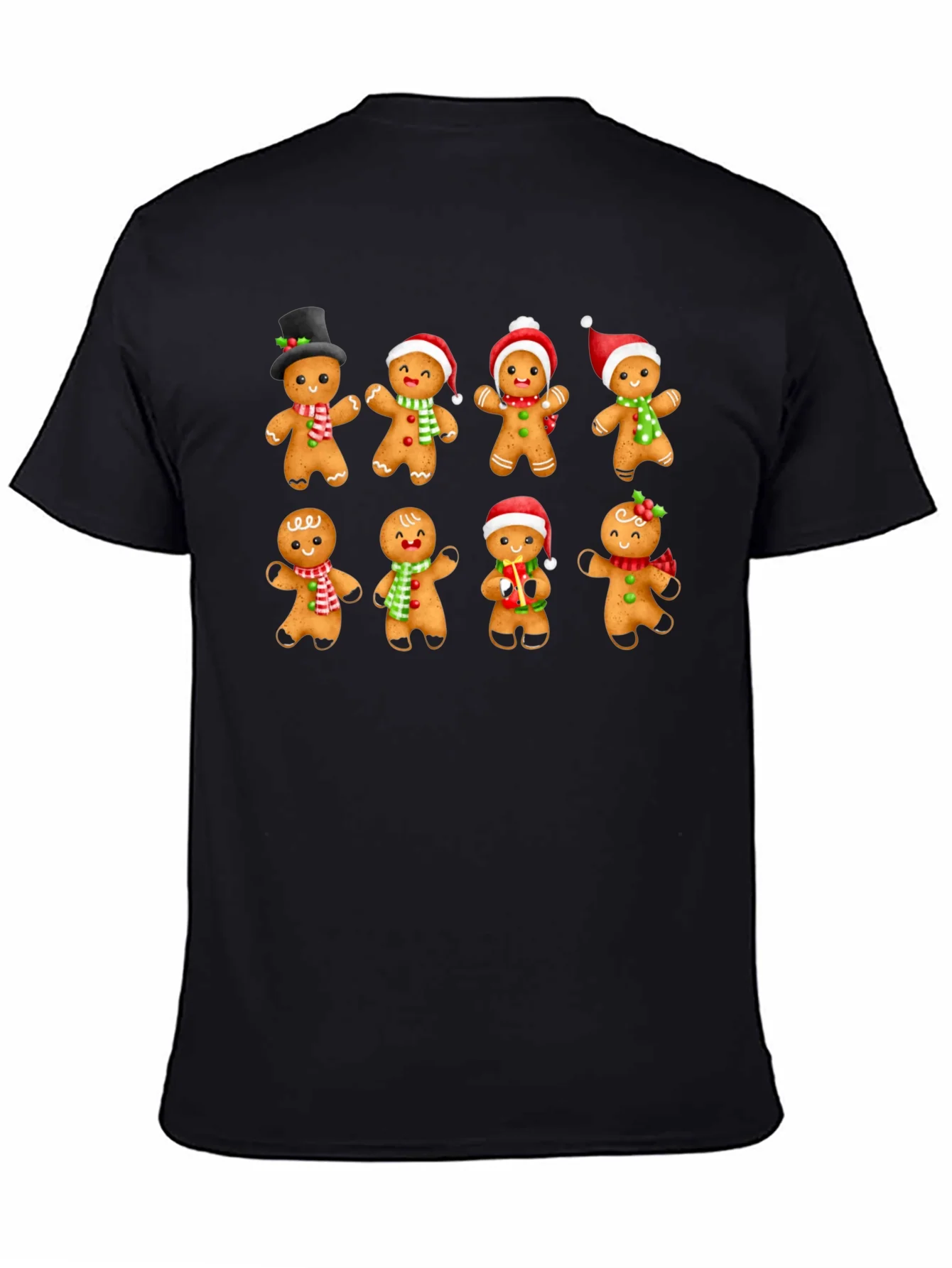 Gingerbread Man Holiday Graphic T-Shirt