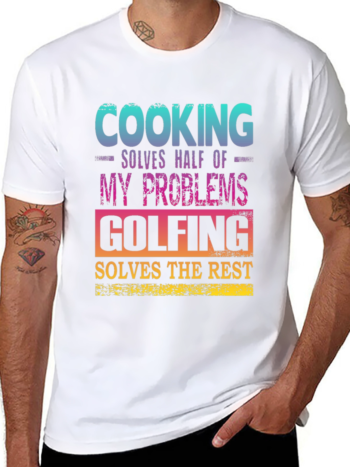 Cooking and Golfing Problem Solver T-Shirt