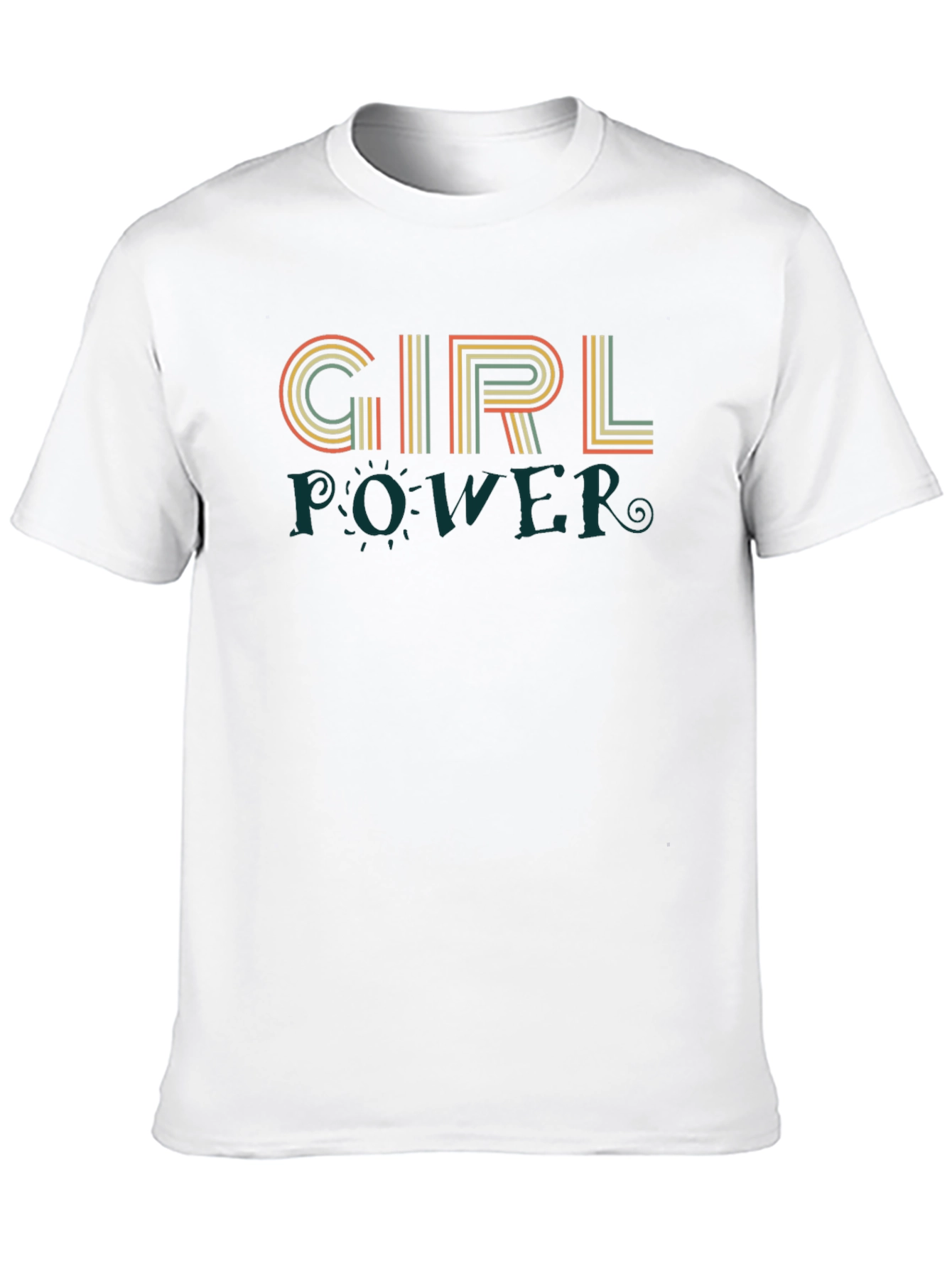 Girl Power Retro Graphic T-Shirt