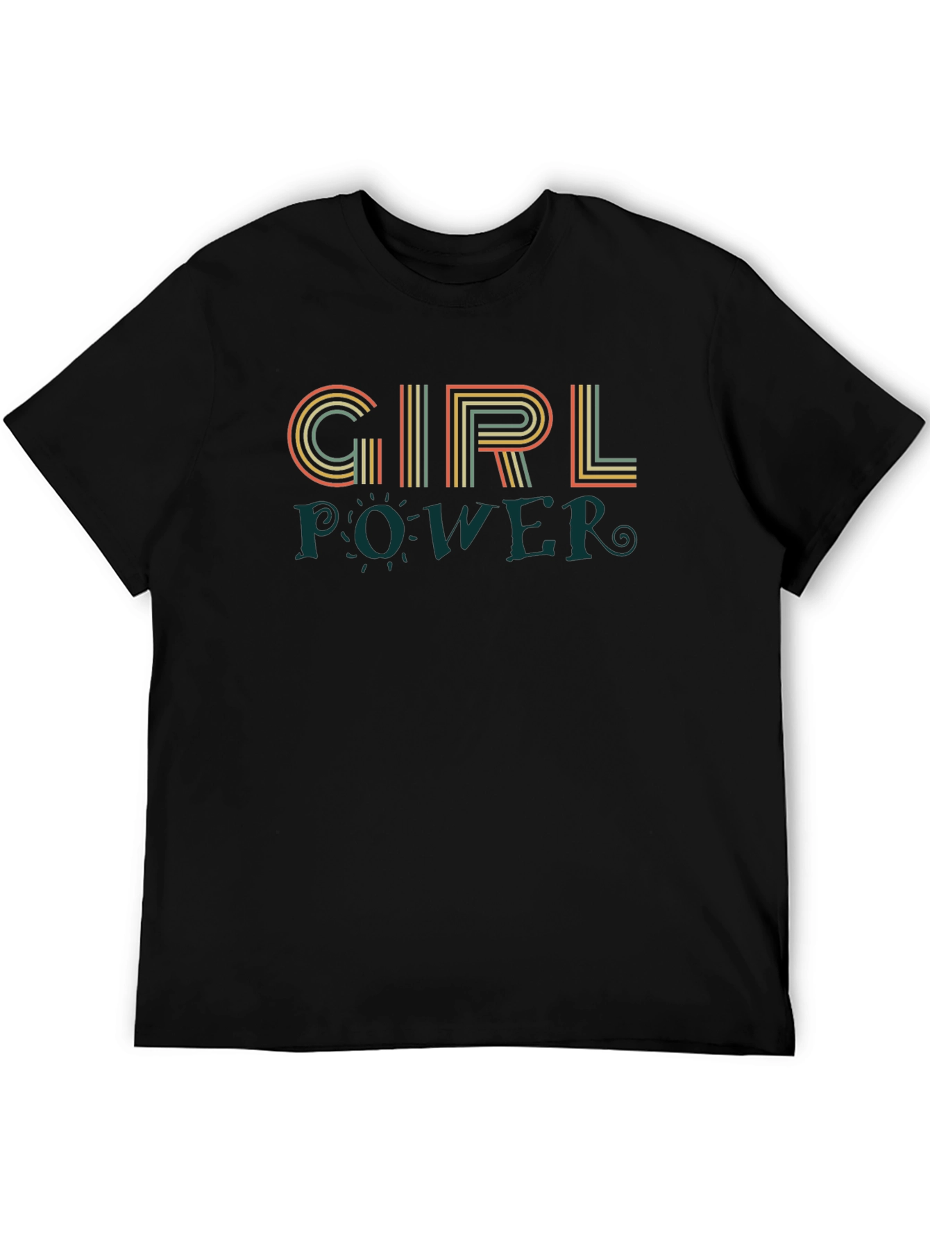Girl Power Retro Graphic T-Shirt
