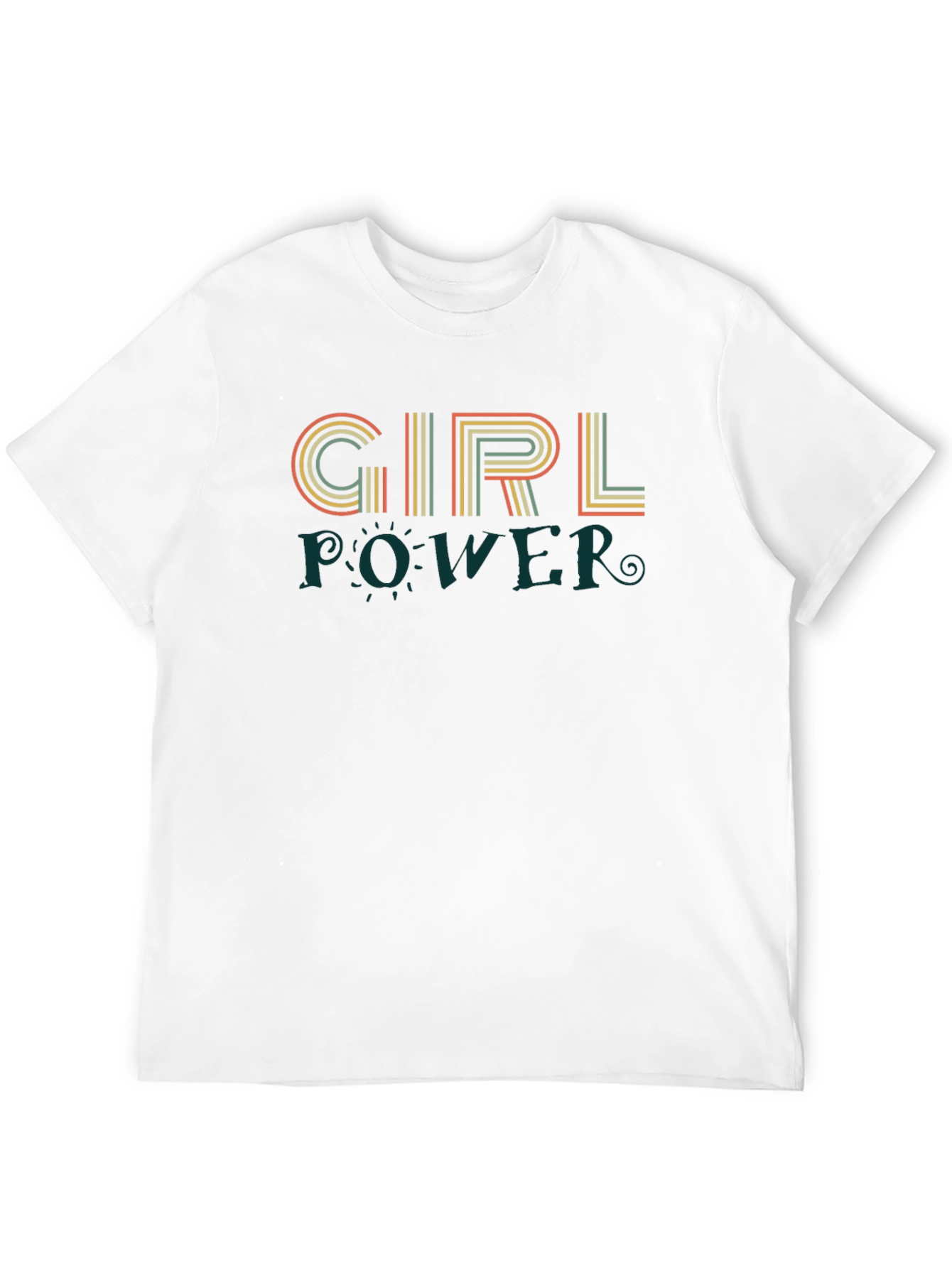 Girl Power Retro Graphic T-Shirt