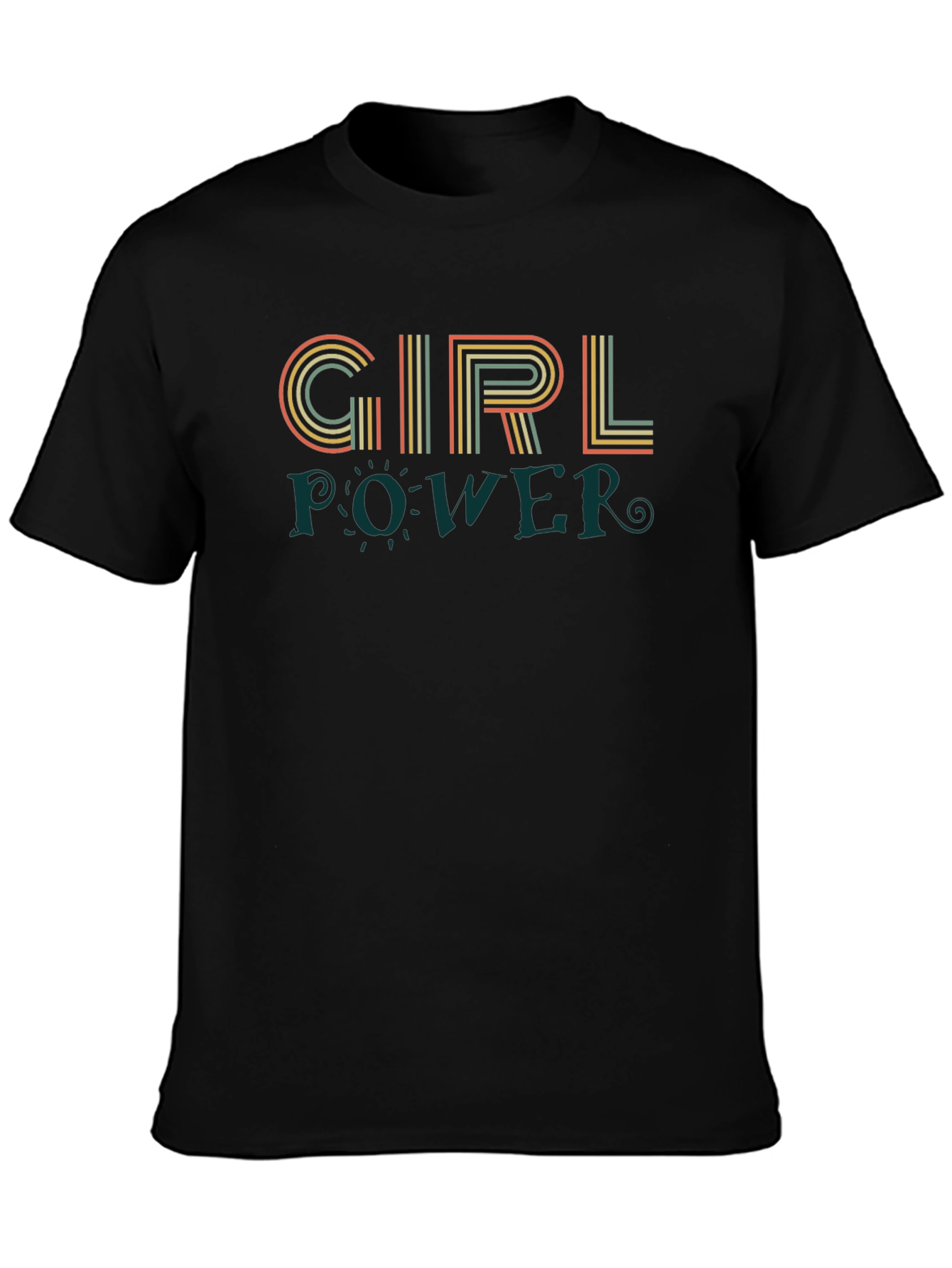 Girl Power Retro Graphic T-Shirt