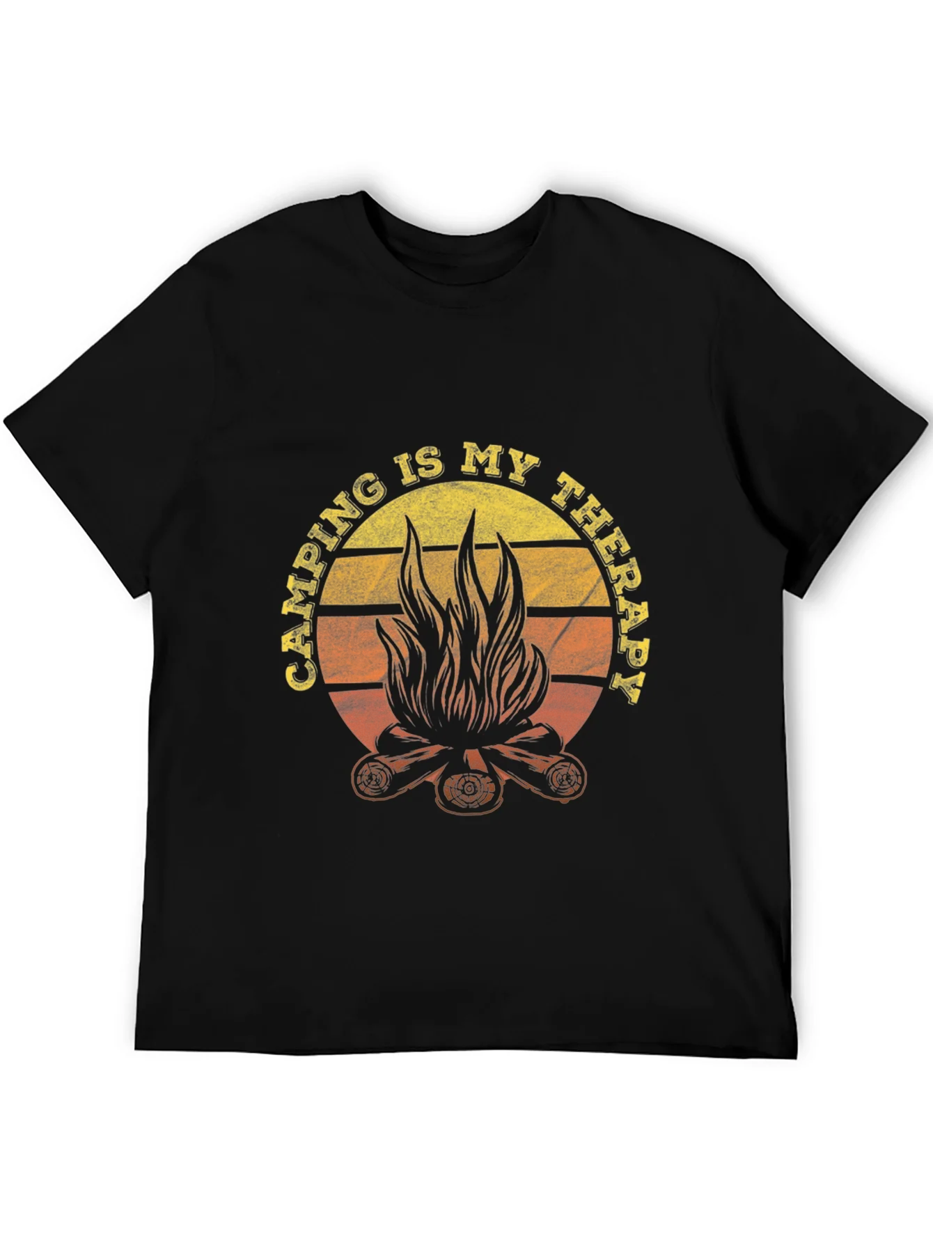 Camping Is My Therapy Graphic Tee