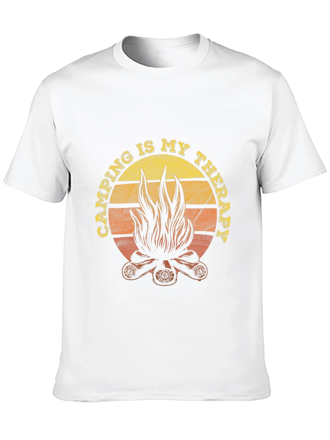 Camping Is My Therapy Graphic Tee