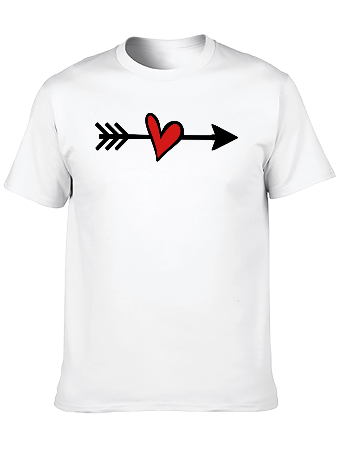 Heart Arrow T-Shirt - Love Cupid Valentine