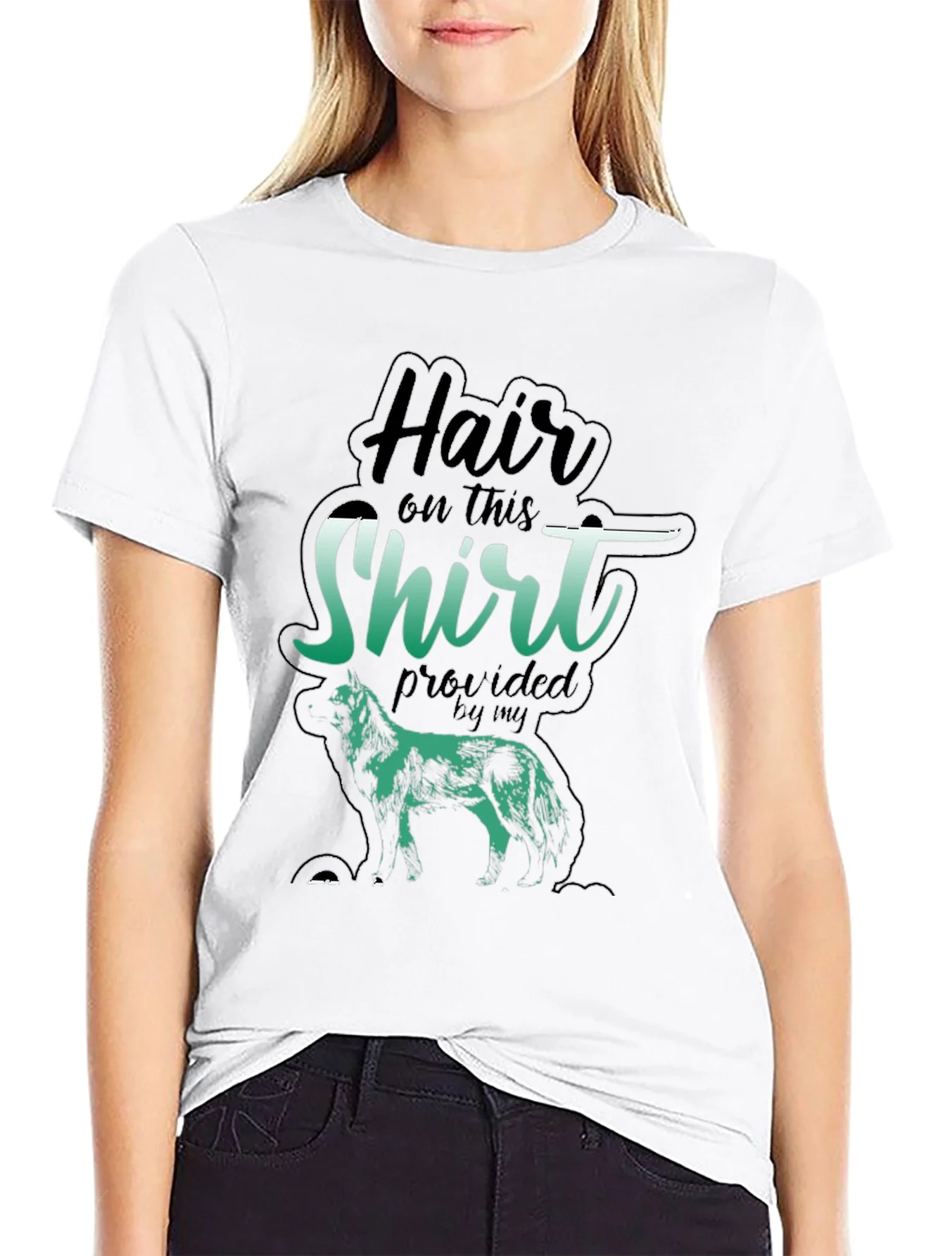 Hair On This Shirt Dog T-Shirt