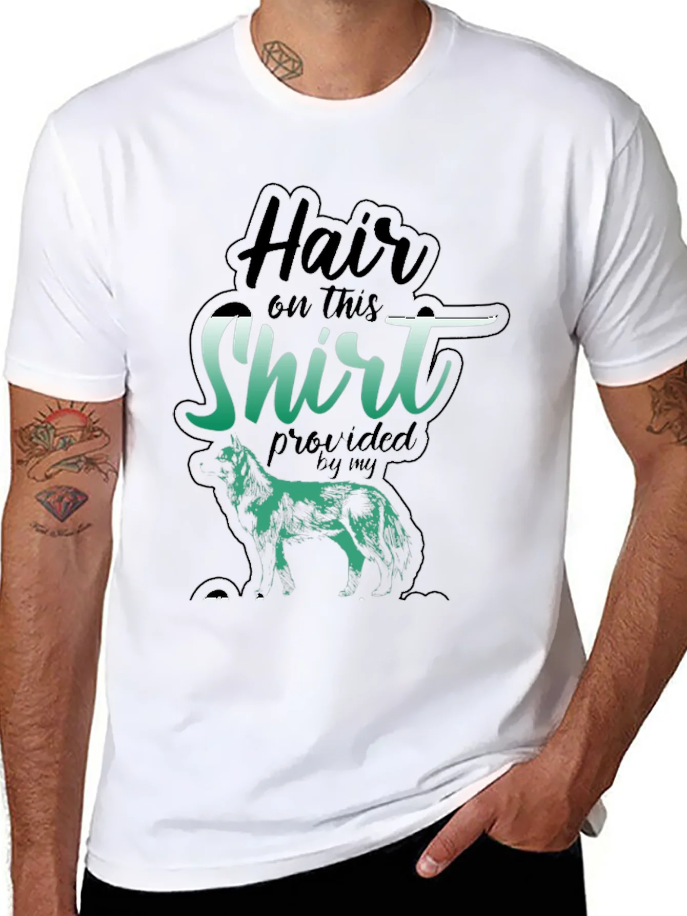 Hair On This Shirt Dog T-Shirt