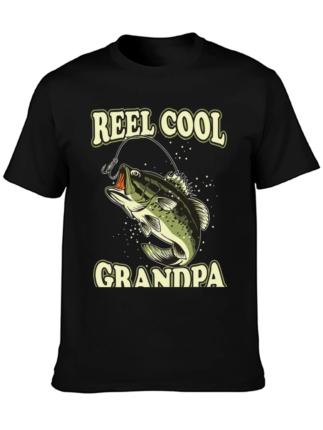 Reel Cool Grandpa Fishing T-Shirt
