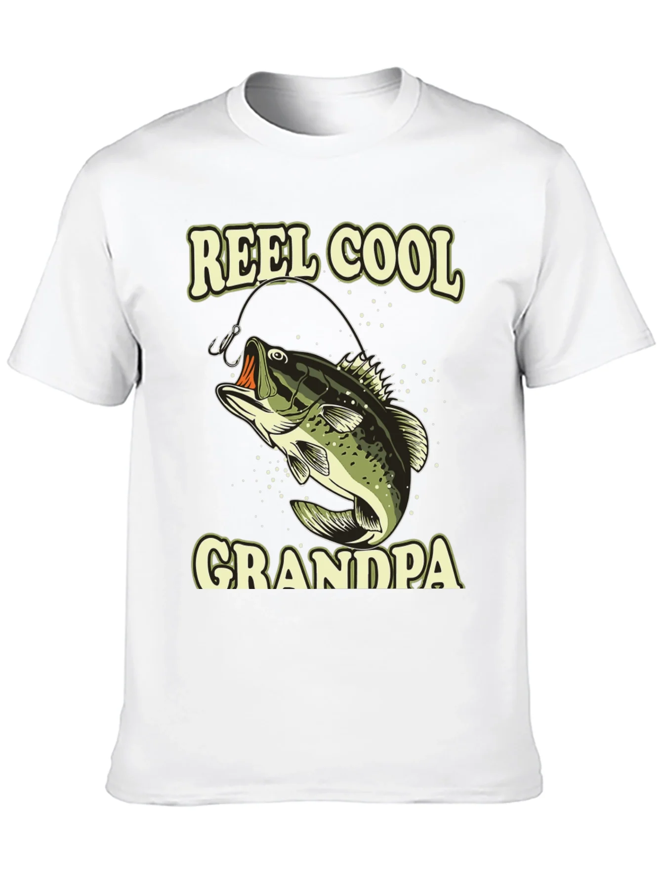 Reel Cool Grandpa Fishing T-Shirt