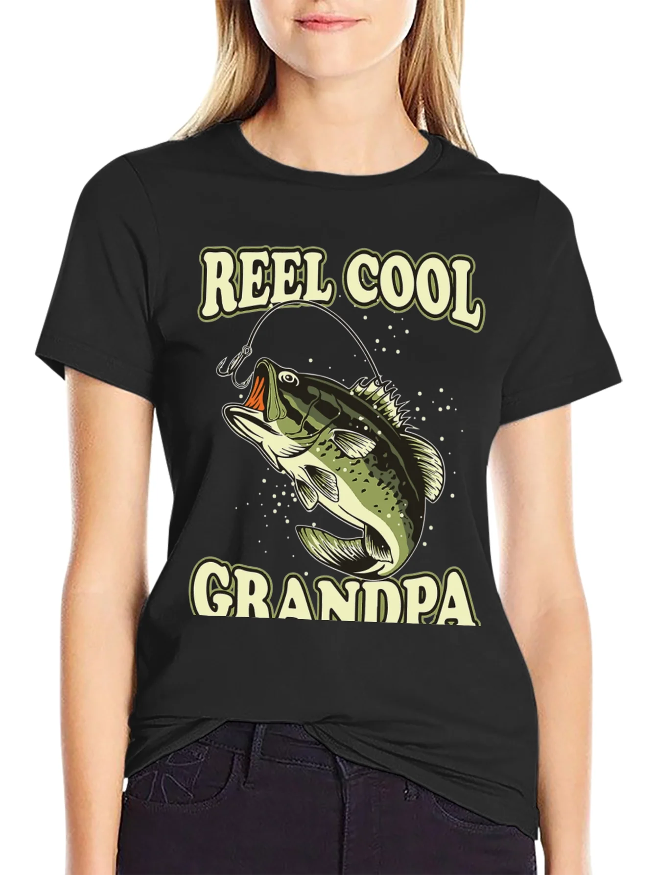 Reel Cool Grandpa Fishing T-Shirt