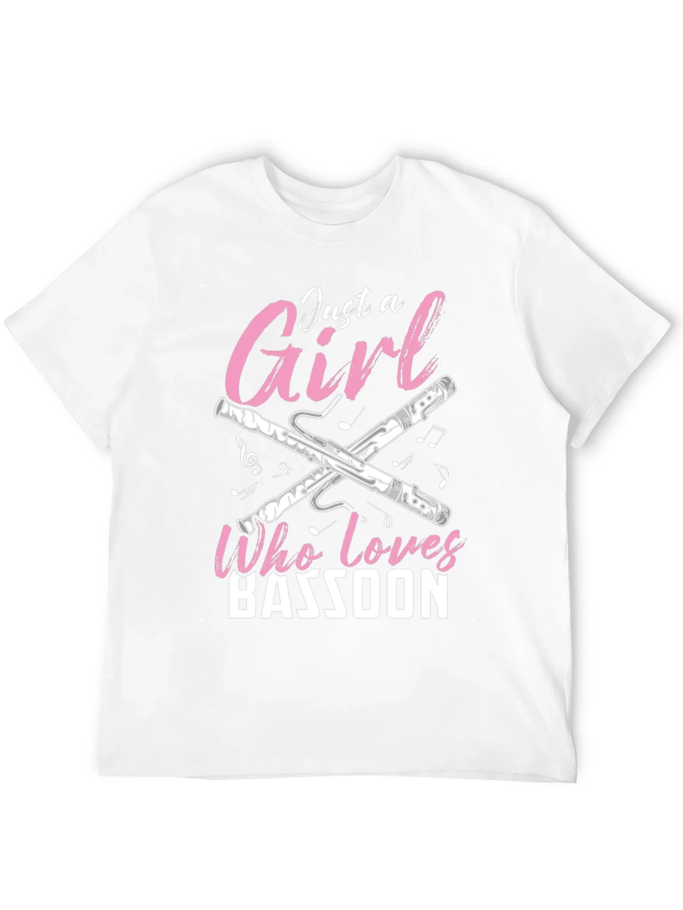 Bassoon Girl T-Shirt - Music Lover Tee