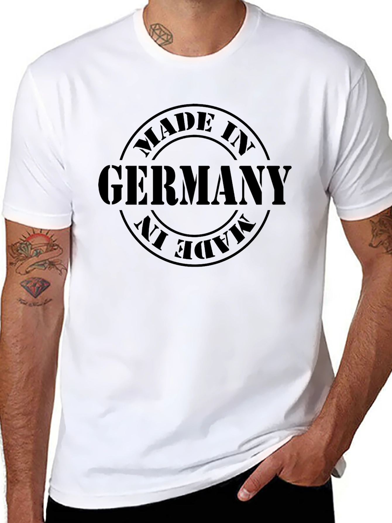 Made in Germany Black Graphic T-Shirt