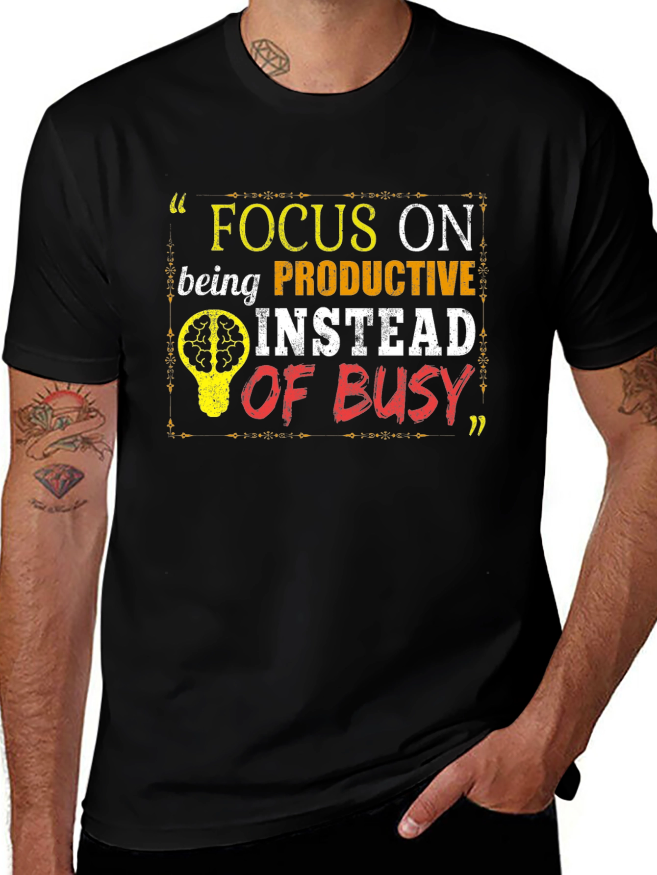Focus On Being Productive T-Shirt