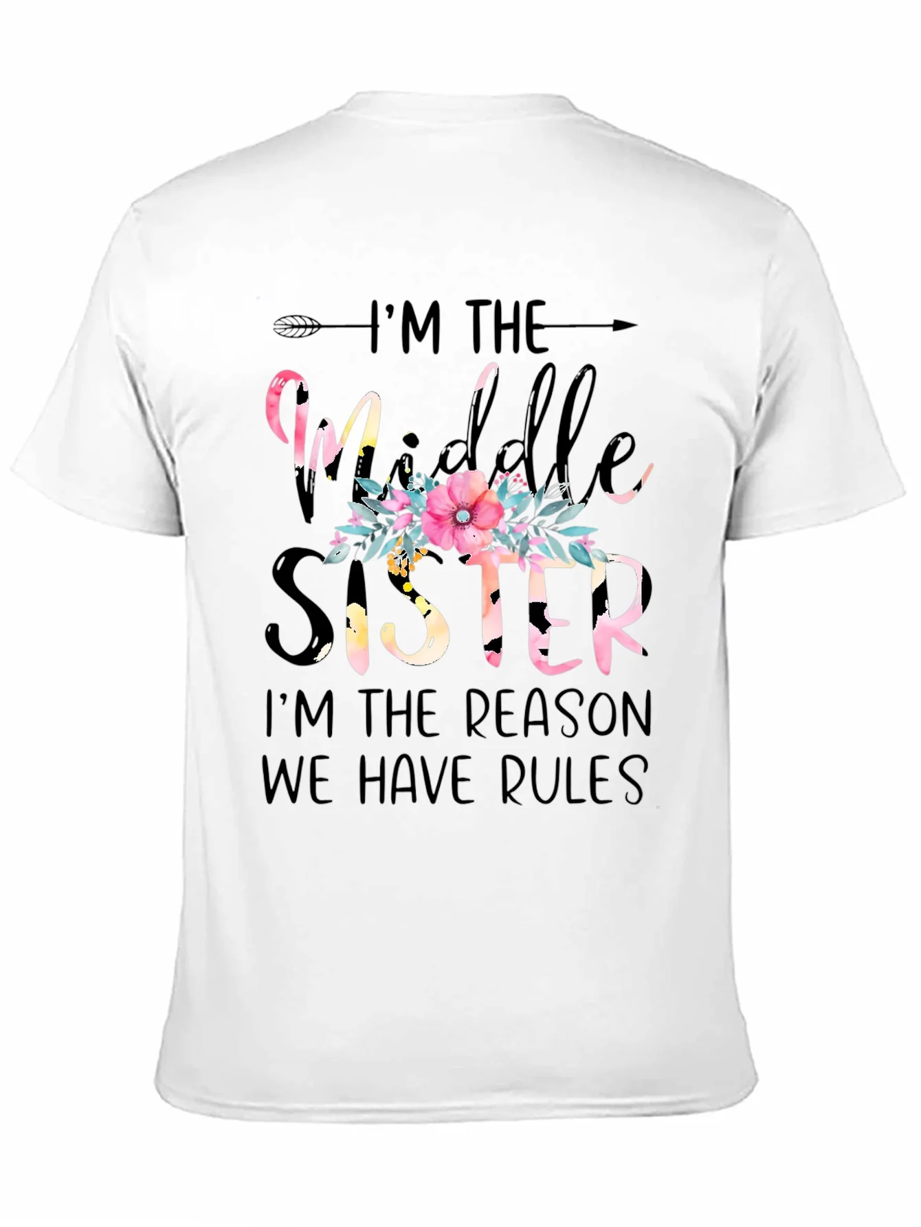 Middle Sister Graphic T-Shirt - Family Fun Tee