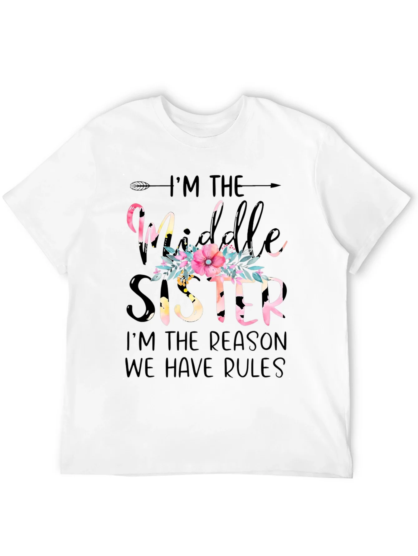 Middle Sister Graphic T-Shirt - Family Fun Tee