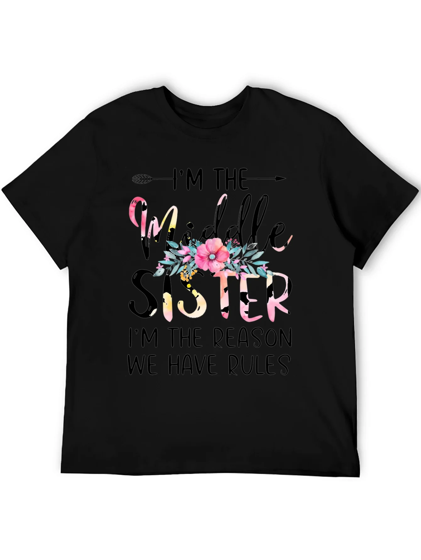 Middle Sister Graphic T-Shirt - Family Fun Tee