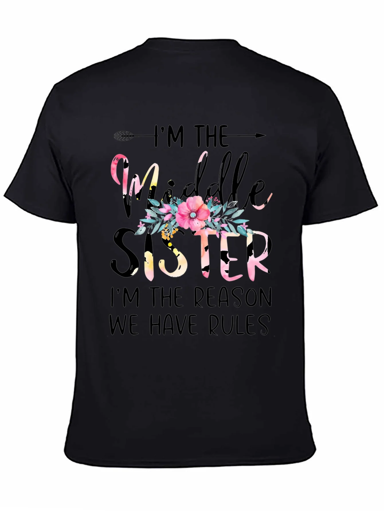 Middle Sister Graphic T-Shirt - Family Fun Tee