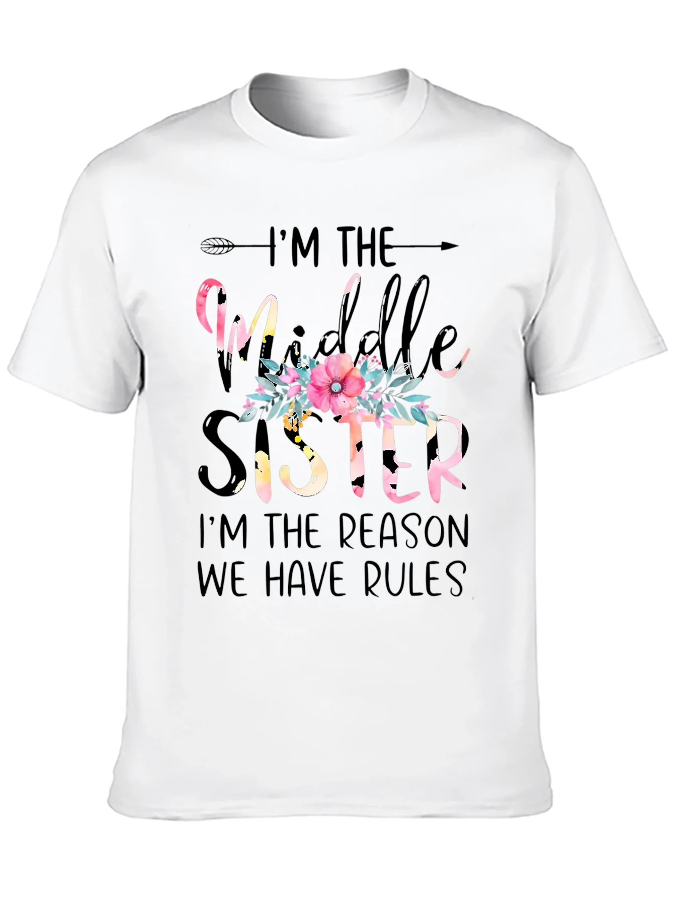 Middle Sister Graphic T-Shirt - Family Fun Tee