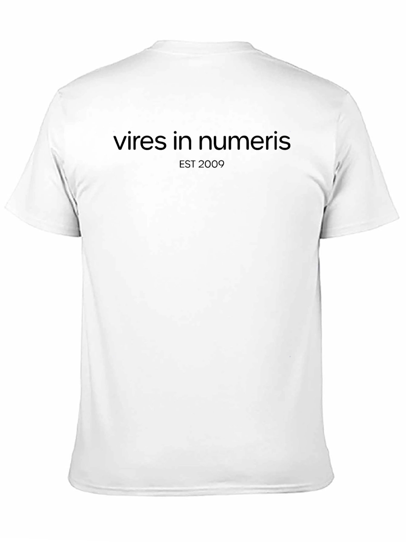 Vires In Numeris EST 2009 Black T-Shirt