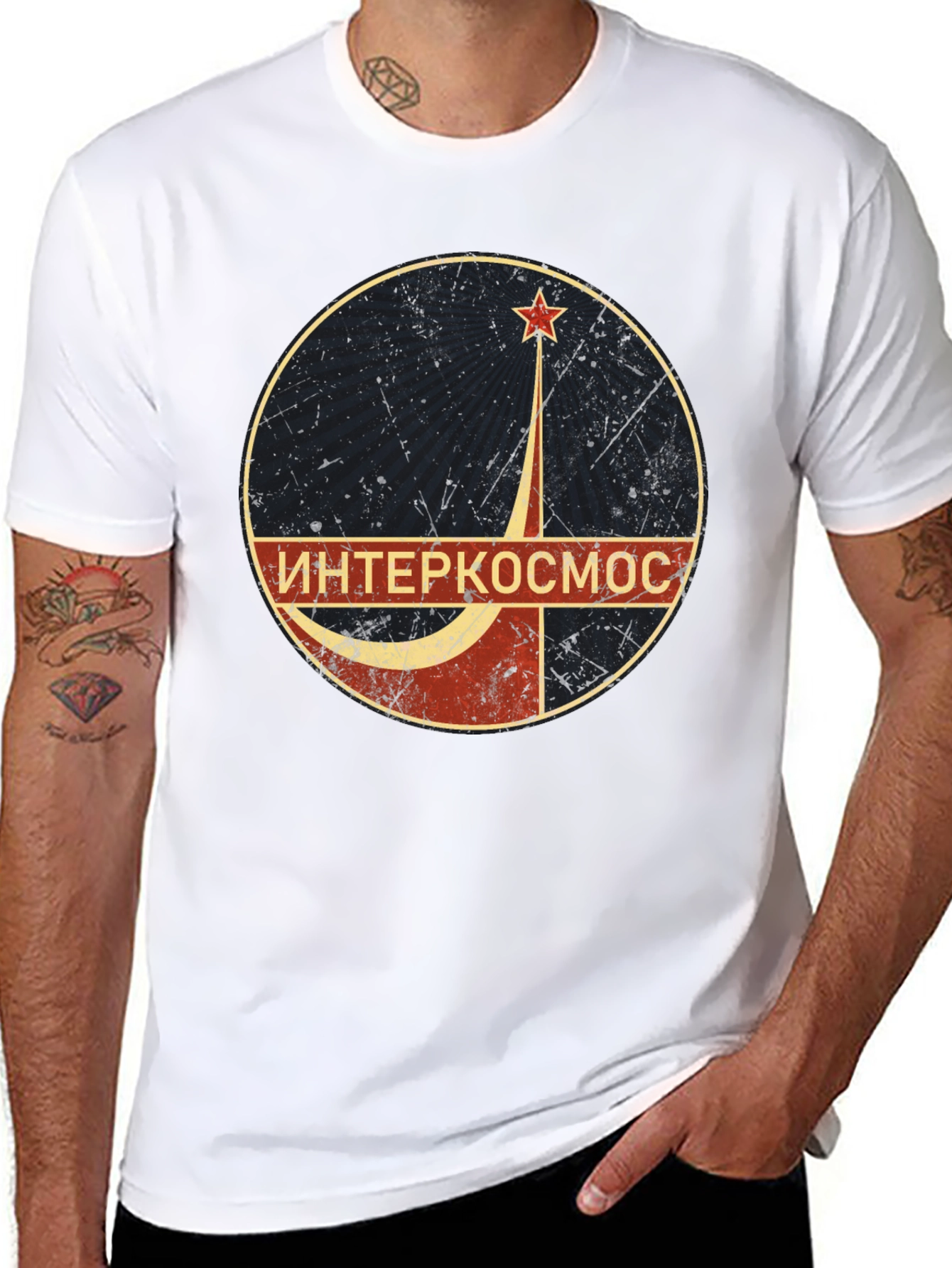 Interkosmos T-Shirt - Retro Space Tee