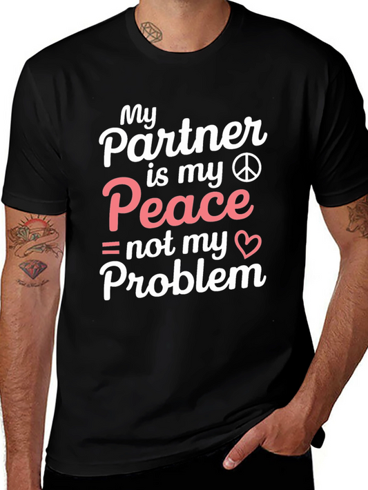 Partner Peace Graphic T-Shirt - Stylish & Comfortable Tee