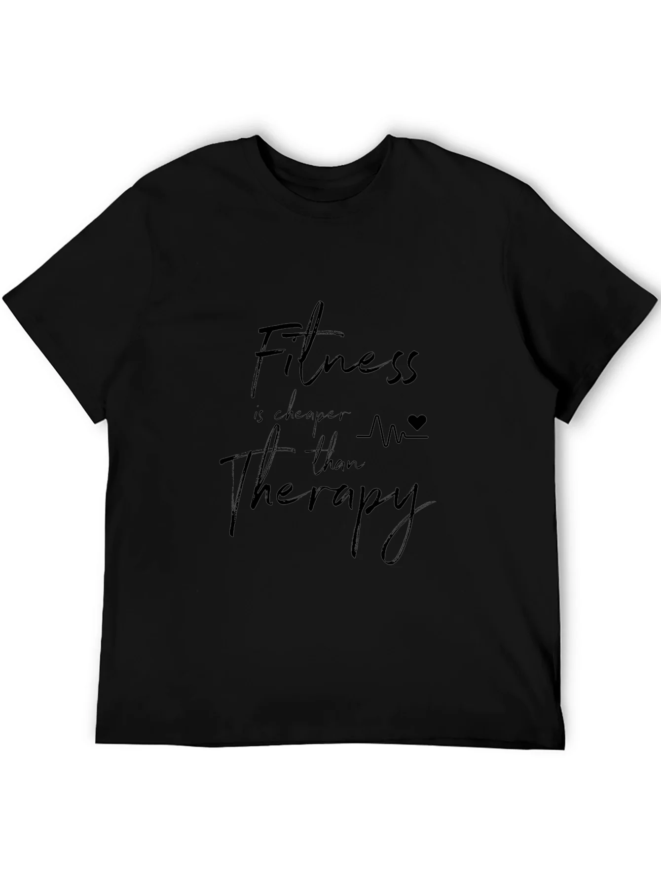 Fitness Cheaper Than Therapy Graphic Tee