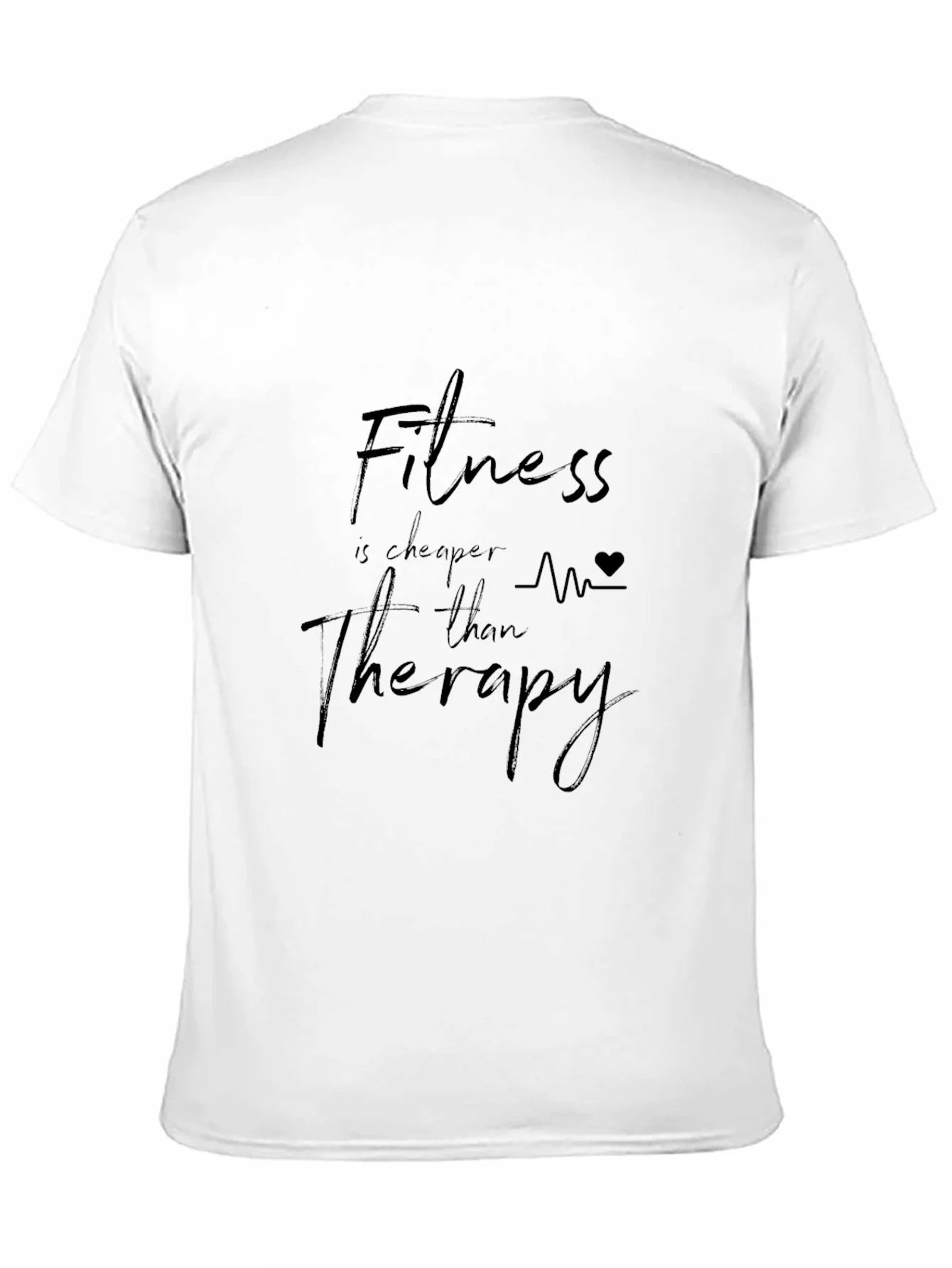 Fitness Cheaper Than Therapy Graphic Tee