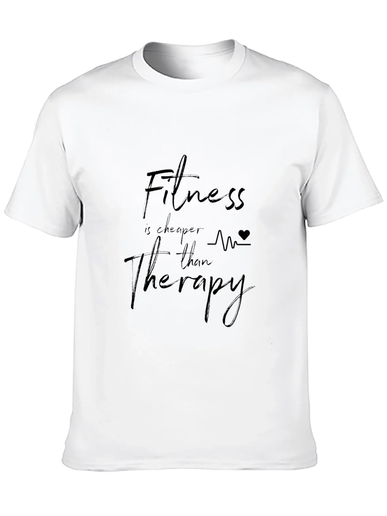 Fitness Cheaper Than Therapy Graphic Tee