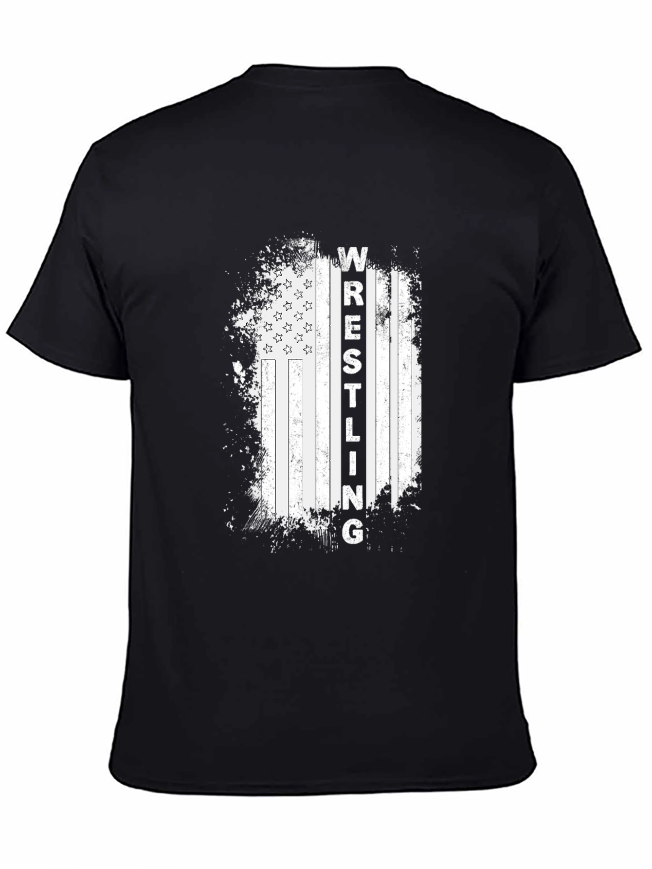 Wrestling American Flag T-Shirt