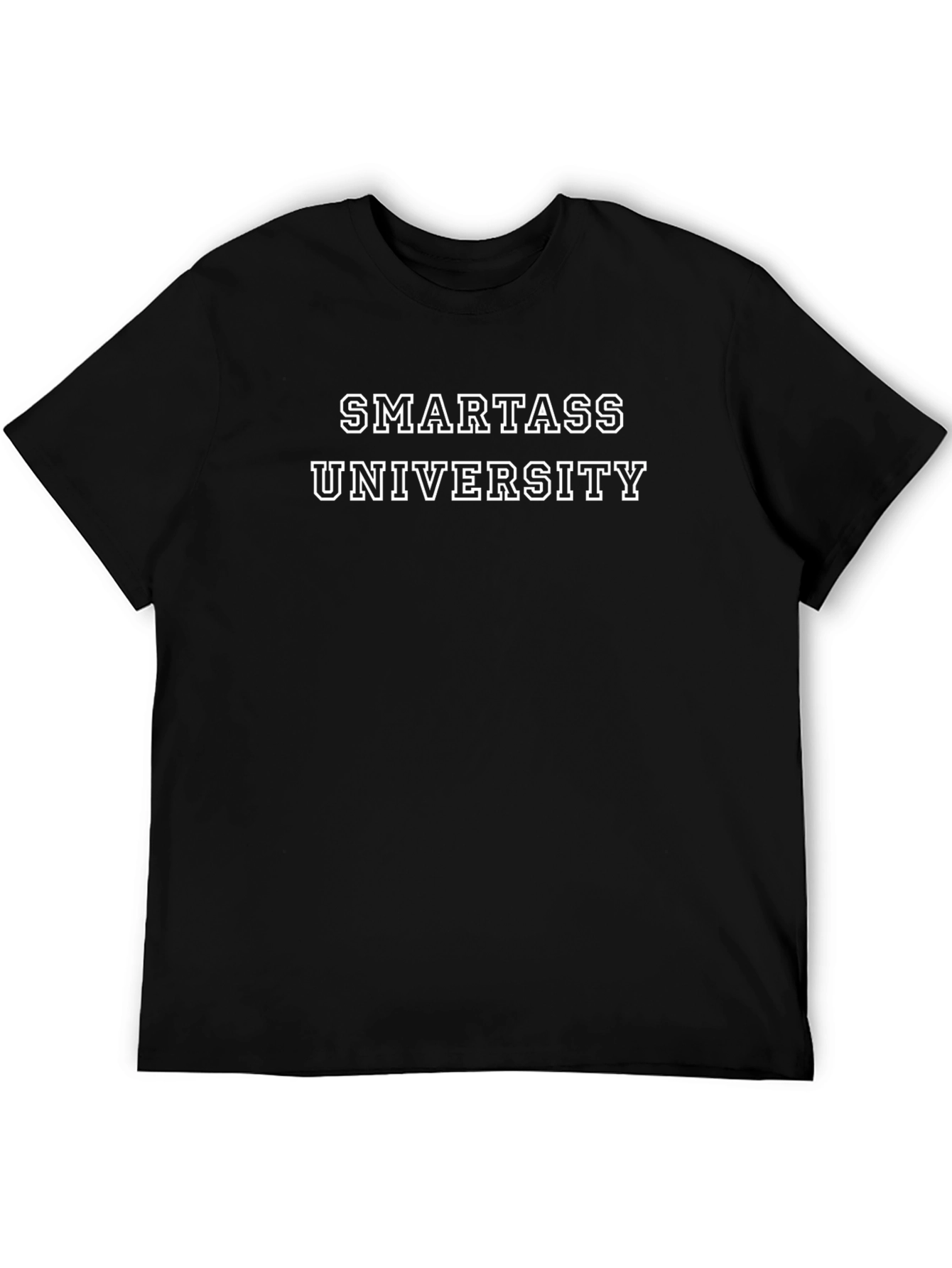 Smartass University Black T-Shirt