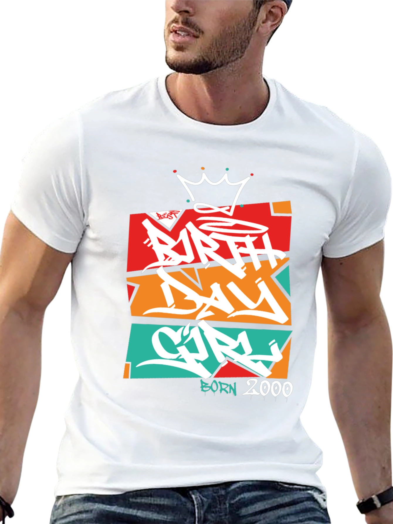 Birthday Girl Born 2000 Graphic Tee