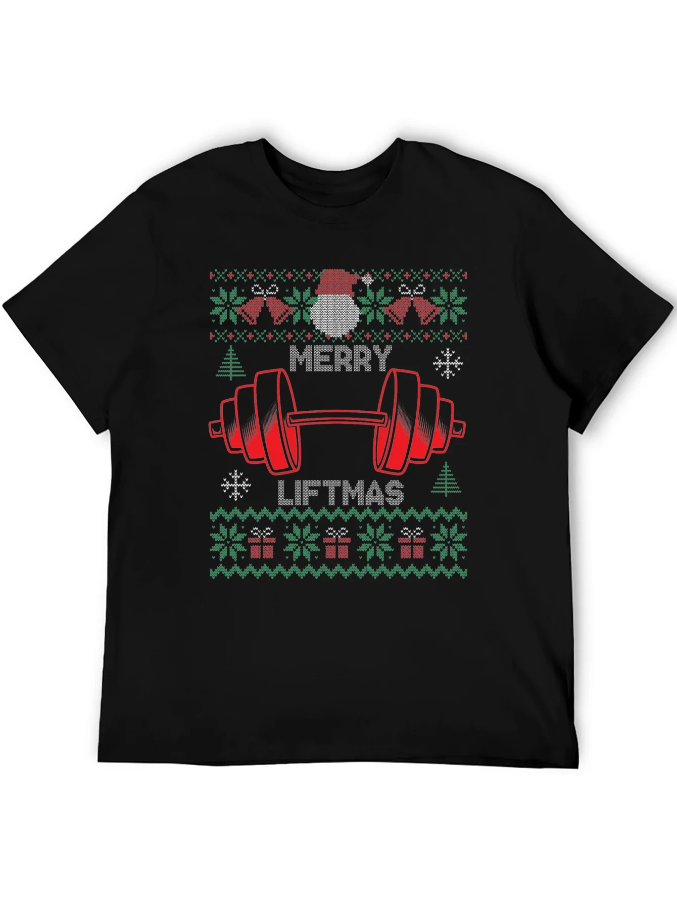 Merry Liftmas Christmas Gym T-Shirt