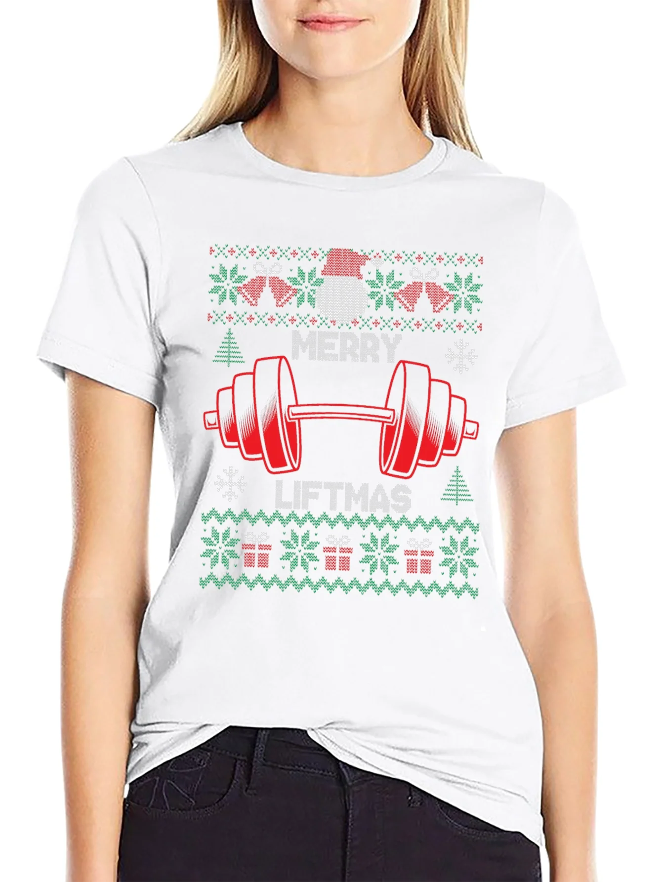 Merry Liftmas Christmas Gym T-Shirt