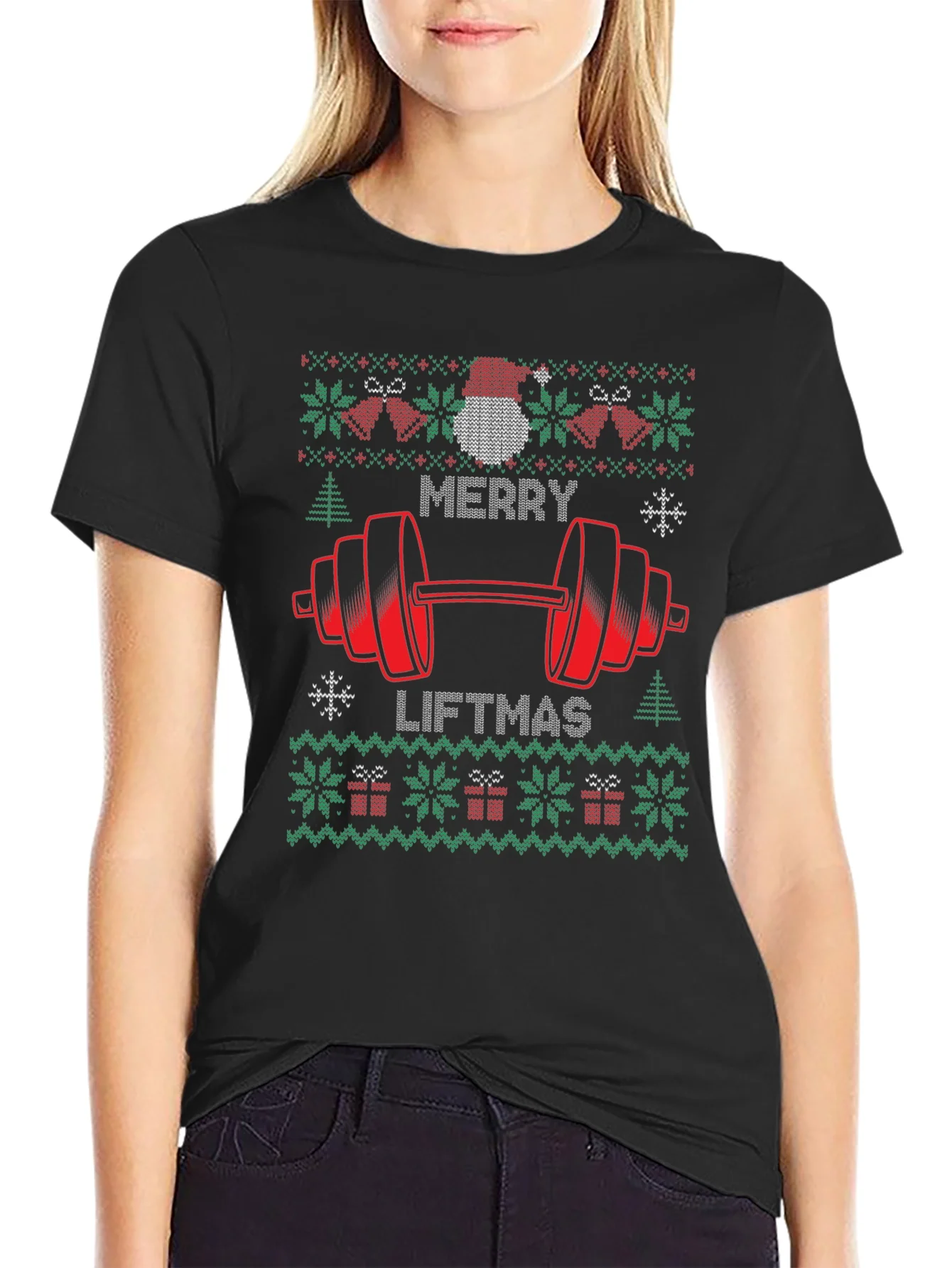 Merry Liftmas Christmas Gym T-Shirt