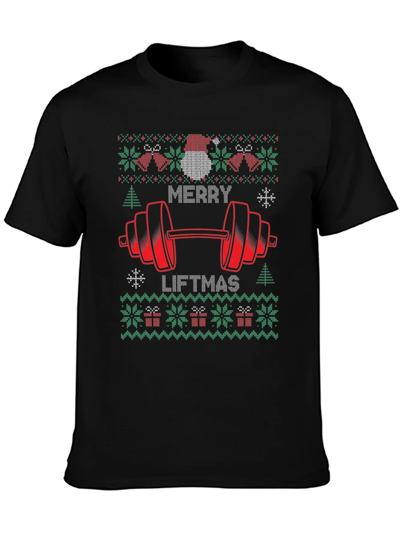 Merry Liftmas Christmas Gym T-Shirt
