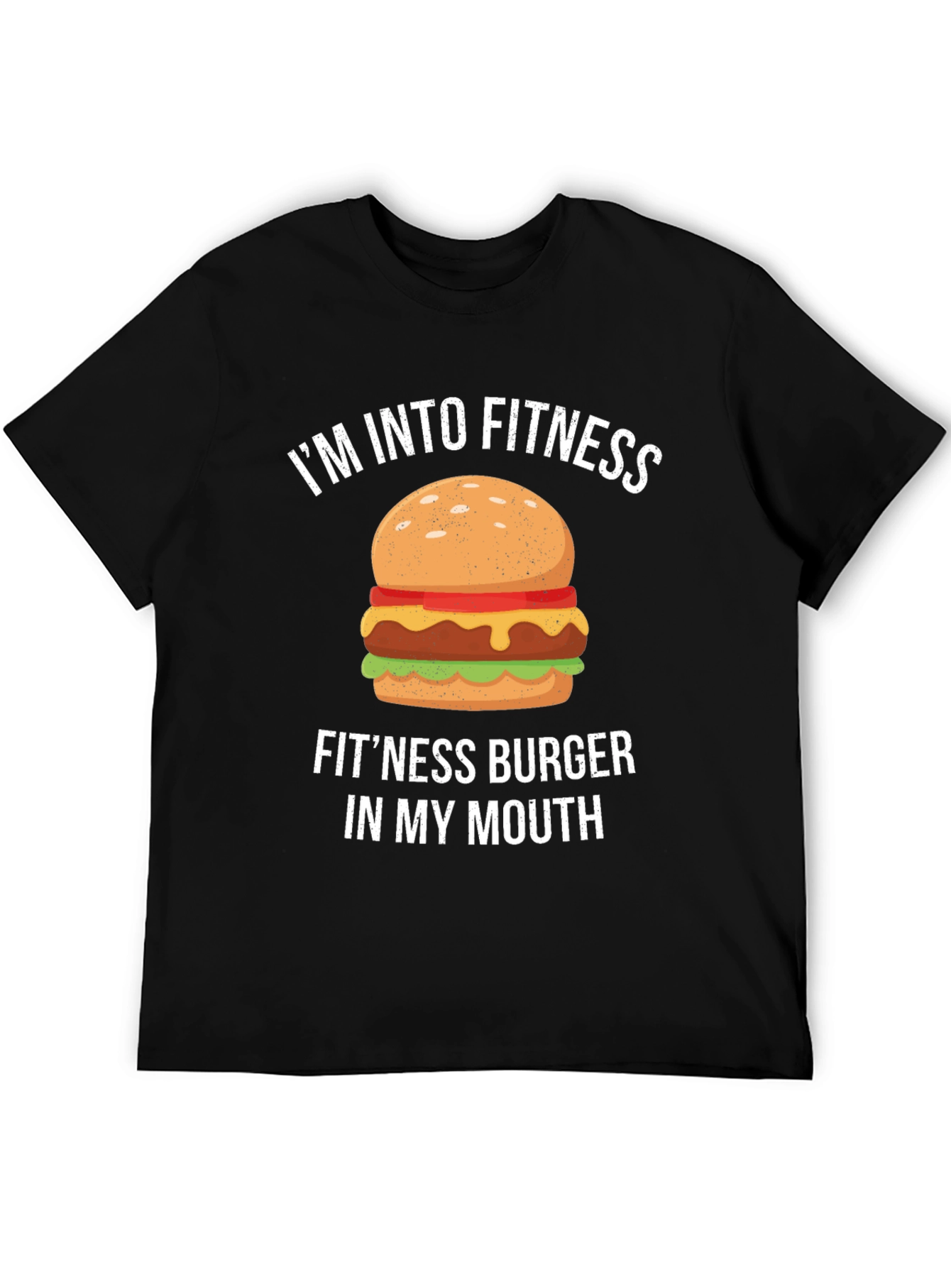 Fitness Burger Graphic T-Shirt