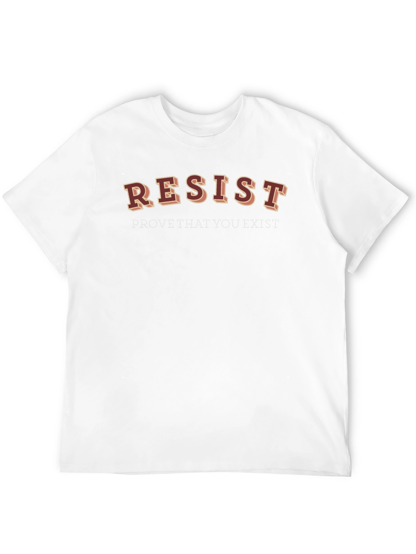 Resist Graphic Tee - Prove You Exist Black T-Shirt