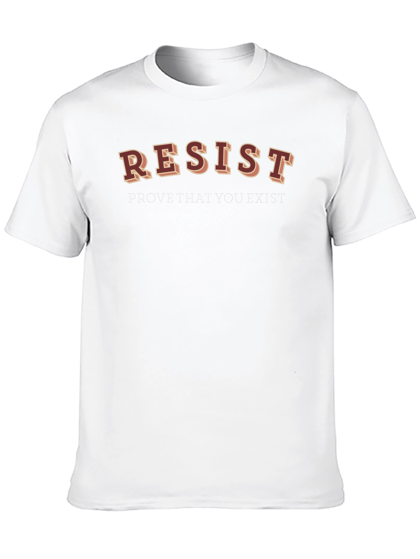 Resist Graphic Tee - Prove You Exist Black T-Shirt