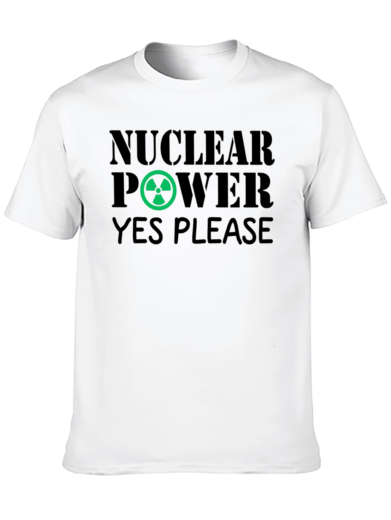 Nuclear Power YES PLEASE! Novelty Graphic T-Shirt