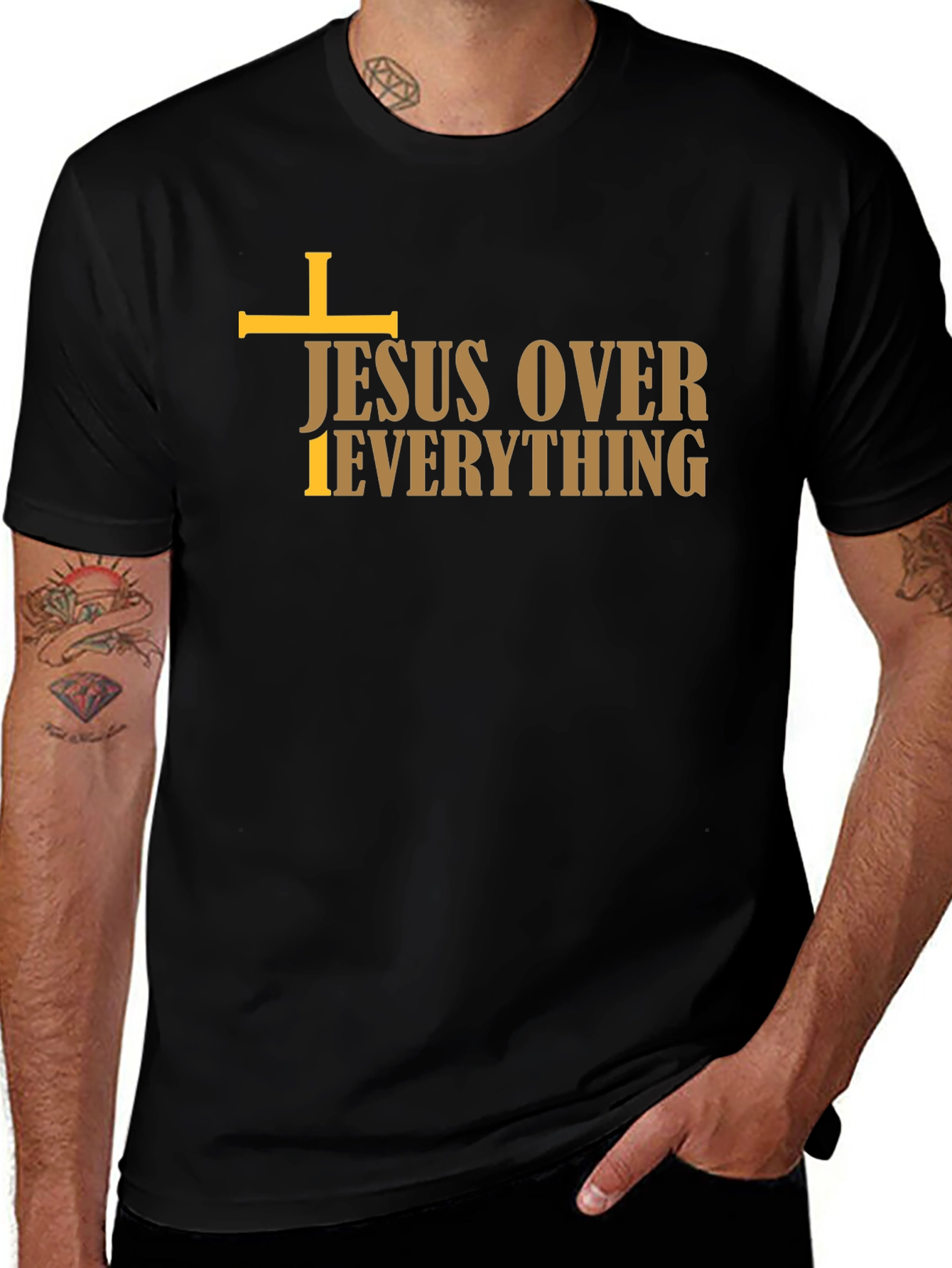 Jesus Over Everything Graphic T-Shirt