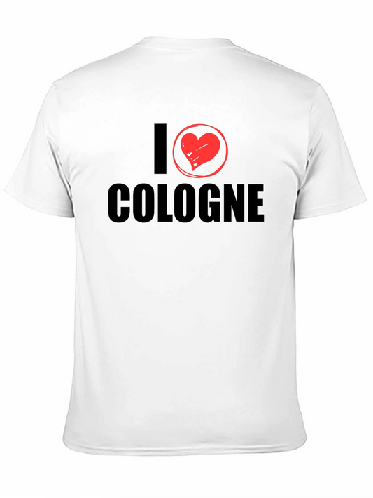 I Heart Cologne Black Graphic T-Shirt