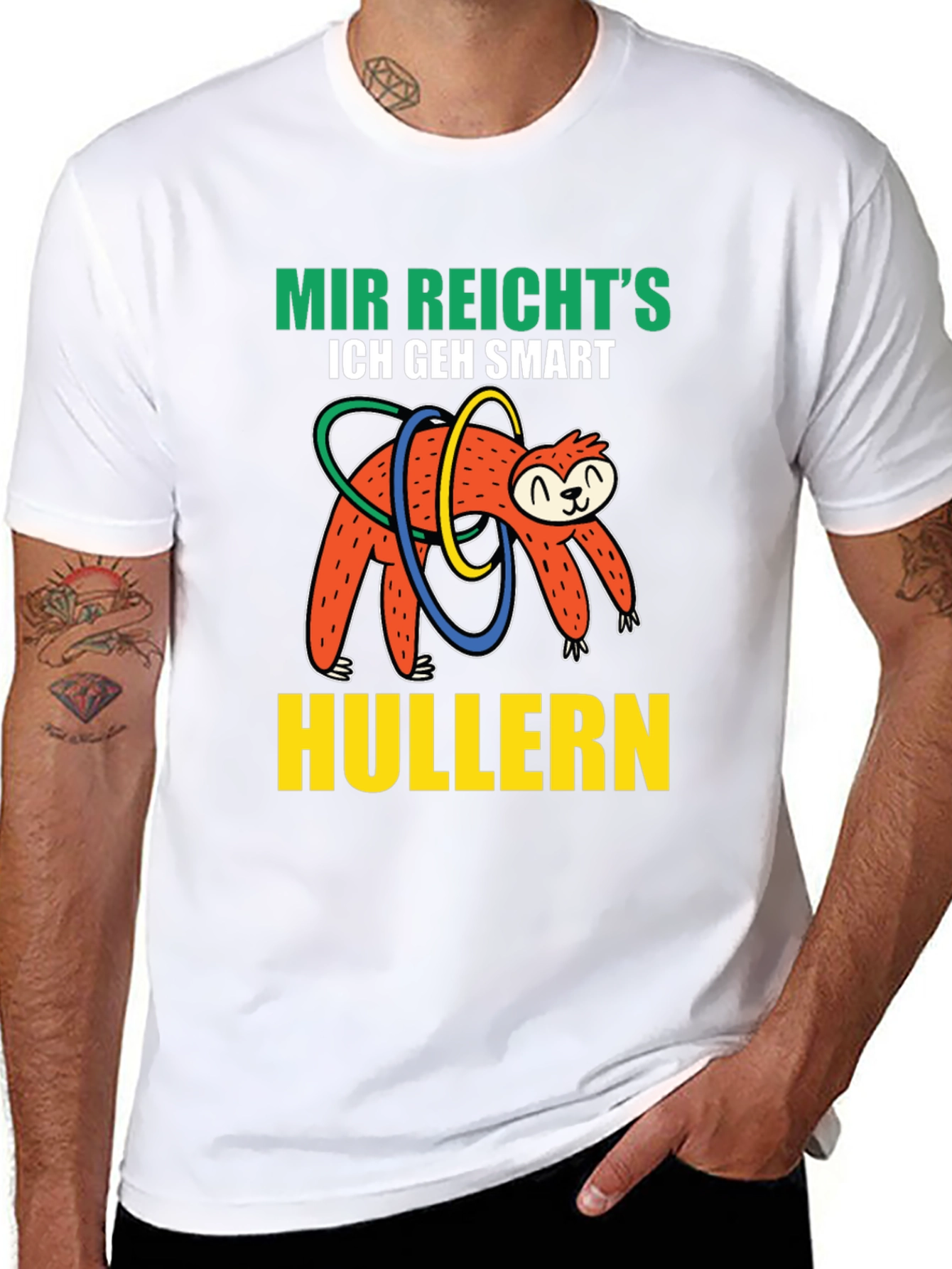 Mir Reichts Sloth Hulla Hooping T-Shirt