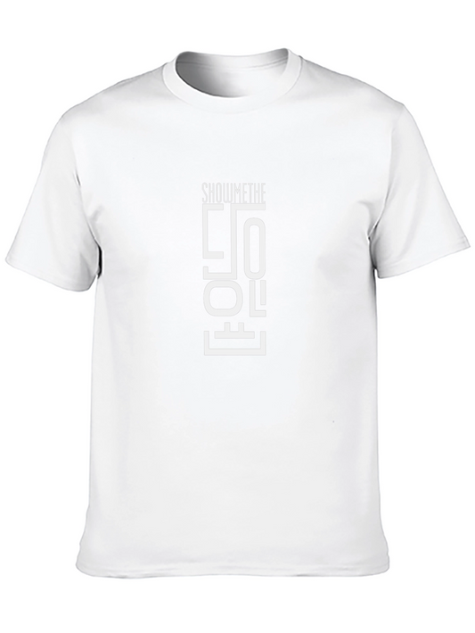 Show Me The Money Black T-Shirt