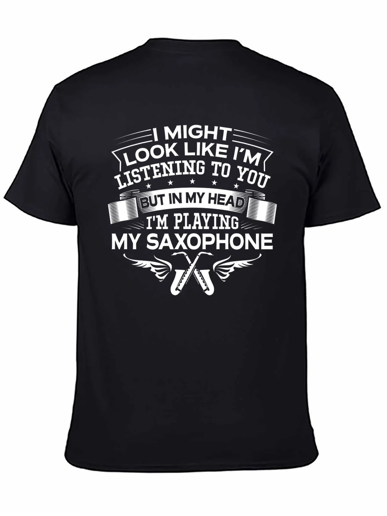 Saxophone Player Humor Graphic T-Shirt
