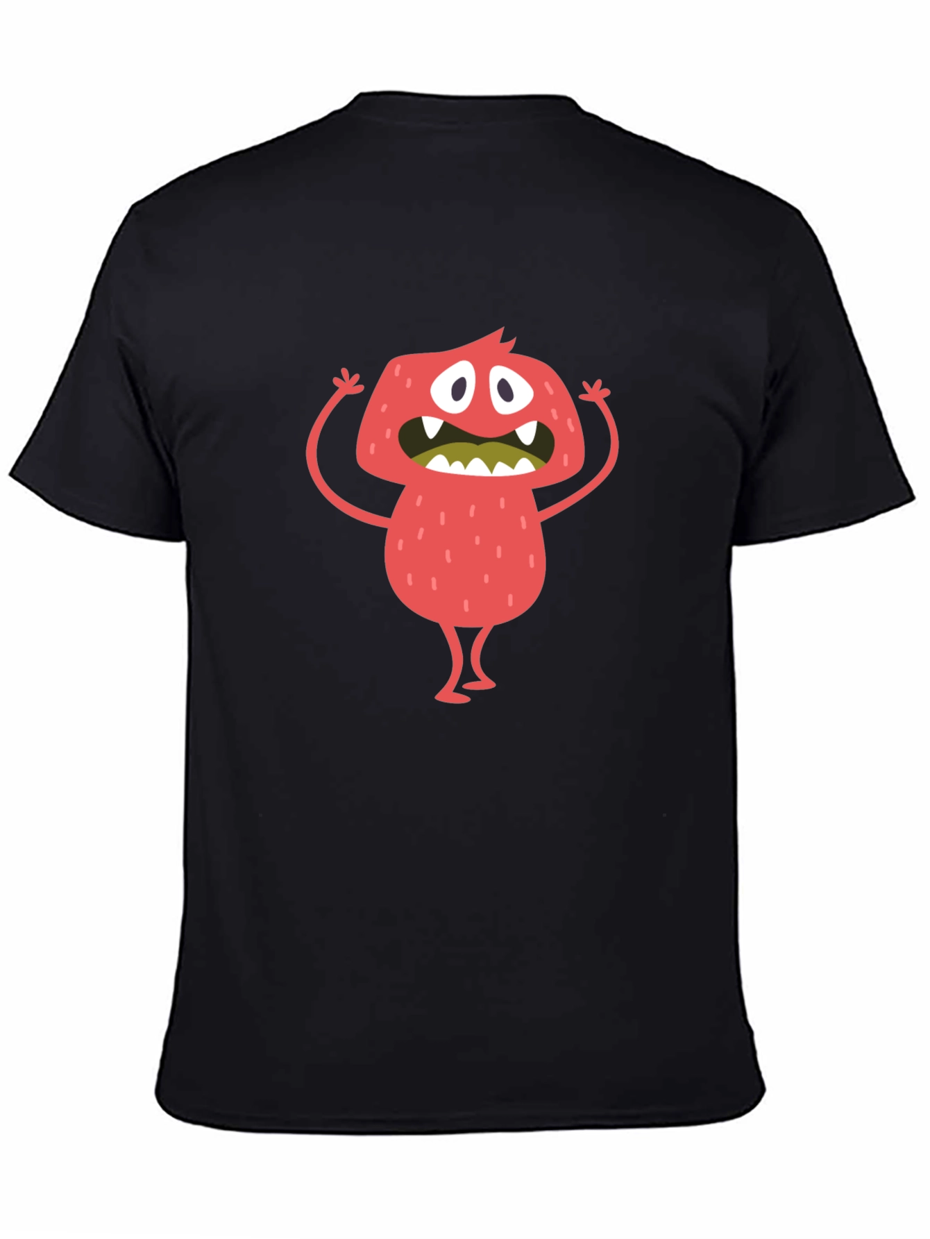 Monster Graphic Black T-Shirt